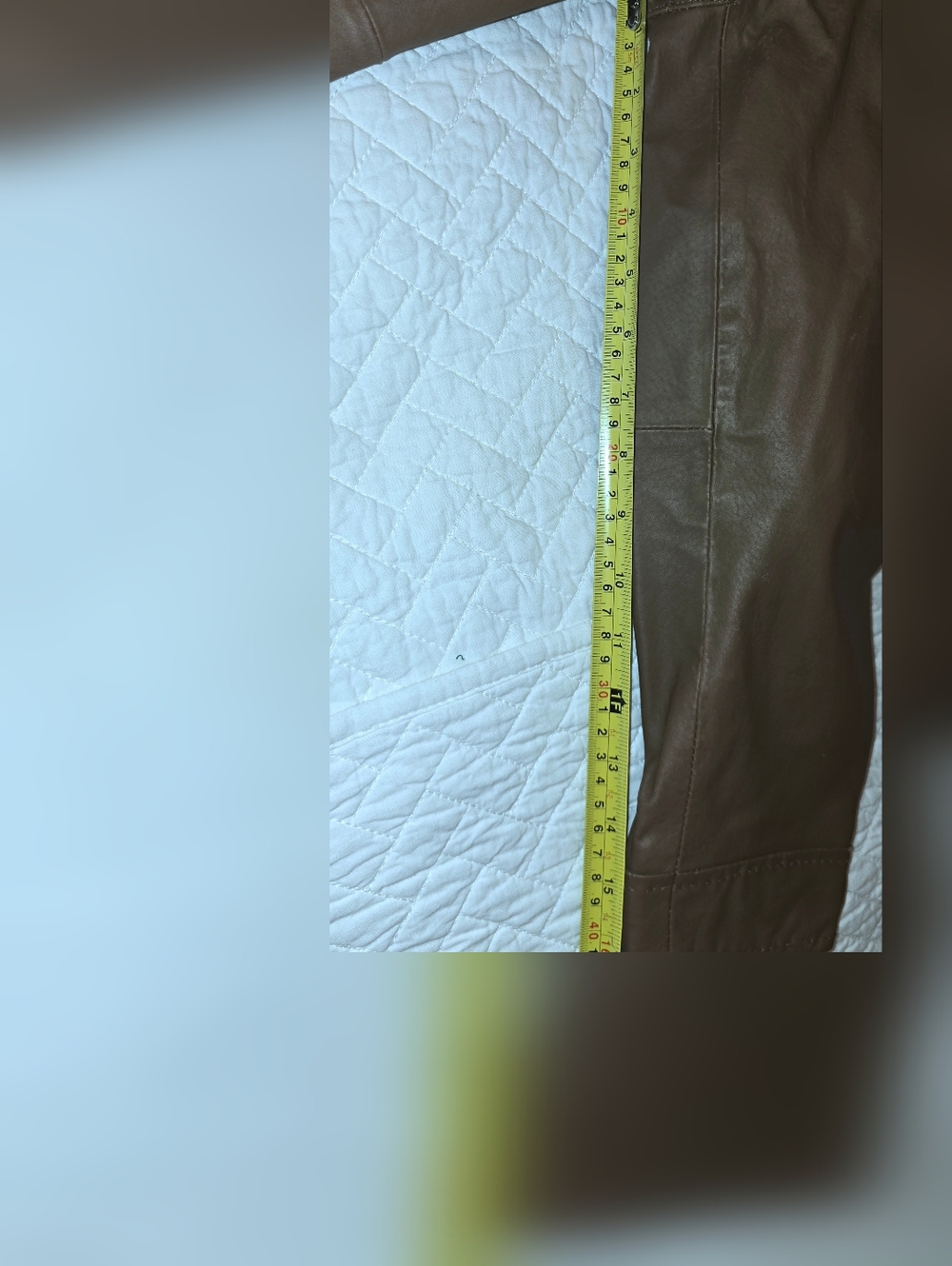 Coldwater Creek NWT Leather Blazer/Jacket Women's Sz Petite Medium - Picture 10 of 10